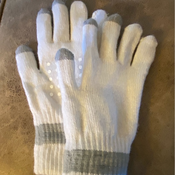 WOMEN'S MUK LUKS TOUCHSCREEN GRAY GLOVES ONE SIZE - Picture 5 of 5